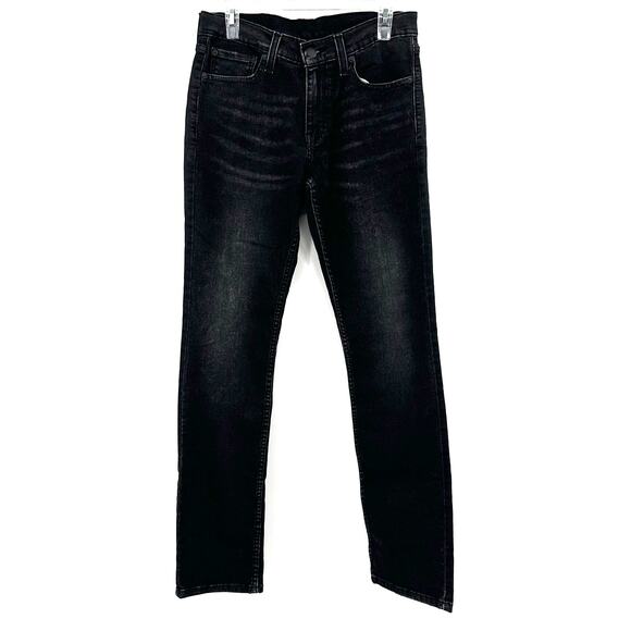Levis Size 30x32 Jeans Black 511 Slim Stretch Straight Leg Casual Denim NWOT‎ - Picture 1 of 6